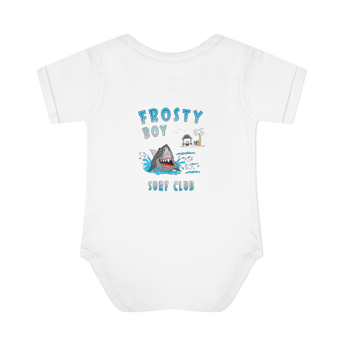 Sharks Up Baby Bodysuit