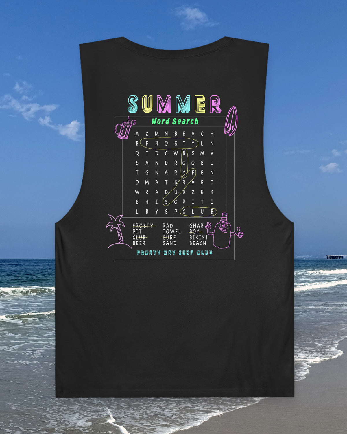 Summer Word Search Tank - Special Edition